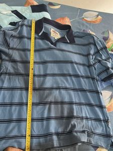 Striped Blue Polo T-Shirt