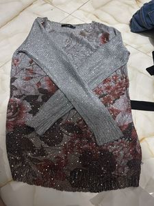 Floral Knit Sweater