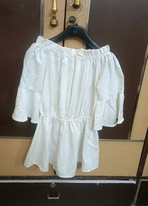 White Off-Shoulder Dress