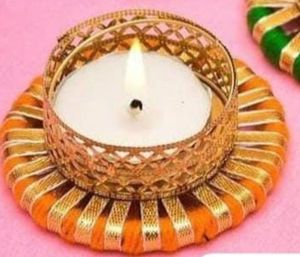 10 Decorative Candle Holder without wax random col