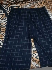 Checkered Wide Leg Pants