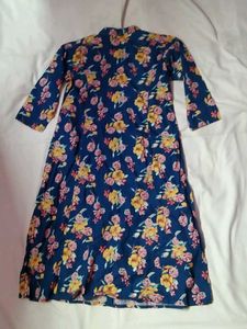Floral Print Button-Down Dress