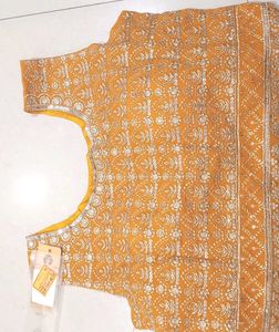 Gold Embroidered Indian Blouse