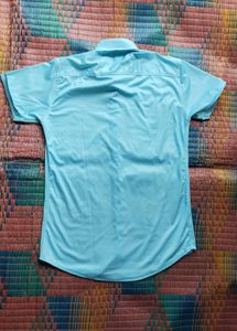 Blue Bird Print Shirt