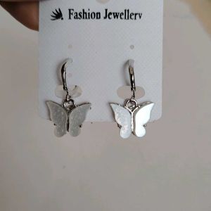 Crystal Butterfly Earrings