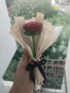 HANDMADE CROCHET ROSE (SINGLE)