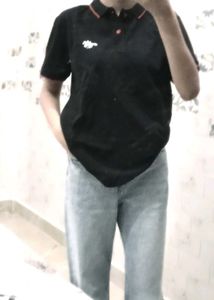 Black Polo T-Shirt