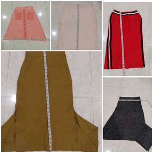 5 Knit Skirt W-24-30 All New