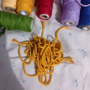 3ply 3 mm twisted macrame bund