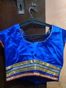 Blue Embellished Lehenga Choli