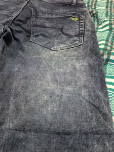 Stylish Gray Denim Jeans