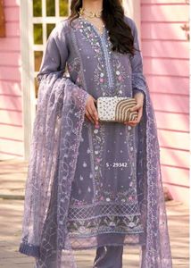 Elegant Embroidered Pakistani Suit
