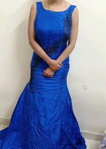 Blue Fish cut Gown