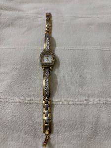 Rare Precision By Gruen Watch Women Diamond Quartz