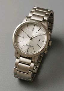 Fastrack Men’s Silver Stainless Steel Analog Watch