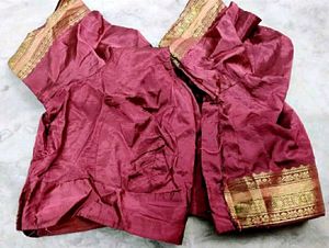 Mauve color Silk Blouse