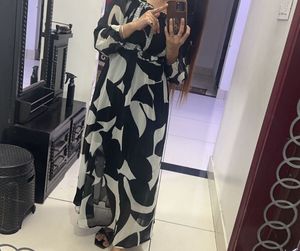 Black & White Maxi Dress