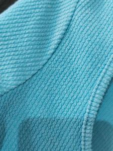 Stylish Blue Cut Top