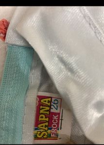 Sky Blue Frock For Kids