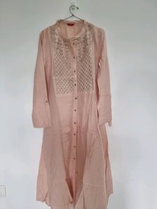 W Embroidered Kurta, Size - XS