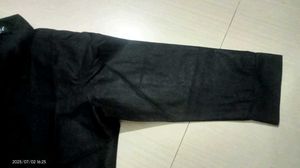 Black Button-Down Shirt