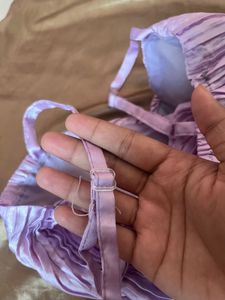 Lilac Ripple Ruffle Camisole