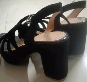 Black Strappy Heels