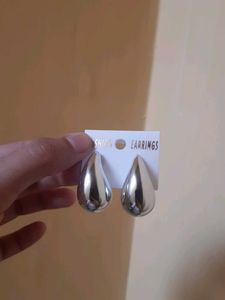 Silver Teardrop Earrings
