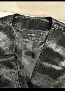 Stylish Black Waistcoat For Men