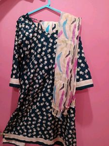 suit with dupatta and plazzo