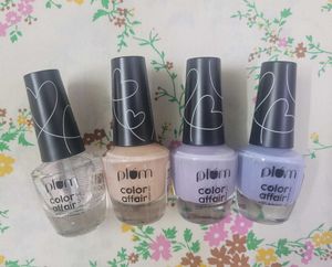 4 For 119 Coins - Plum Nail Paints