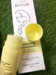 Pilgrim Vitamin C Serum &amp; Foxtale Sunscreen