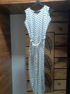 Polka Dots Midi Dress For Women