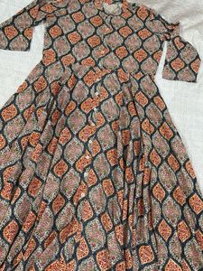 Anarkali Style Cut Shoulder Dress/Kurta