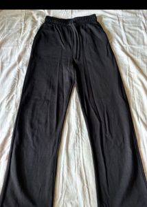 WESTSIDE BLACK WIDE SWEATPANTS