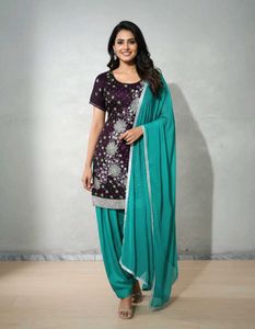 Elegant Embroidered Ethnic Dress