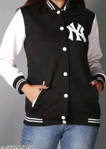 Size M NY Varsity Jacket - Stylish & Trendy
