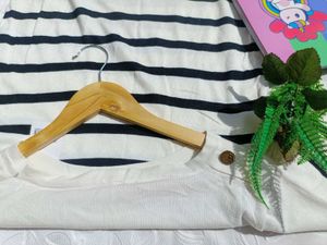 Y2K Striped Long Sleeve Winter Top