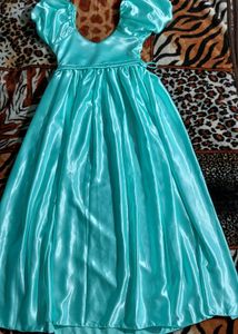 Blue Ball  Gown Dress