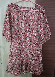 Summer Dress With Beautiful Floral Patterns