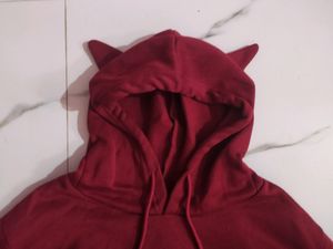Cropped CatEar Hoodie