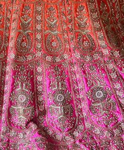 Heavy Embroidered Bridal Lehenga Choli Set