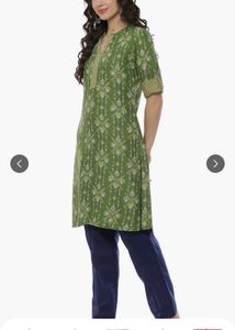 rangriti Green Printed Kurta