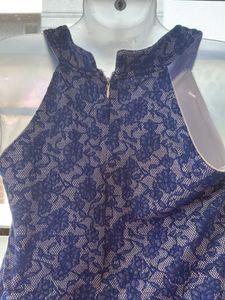 Blue Floral Tank Top