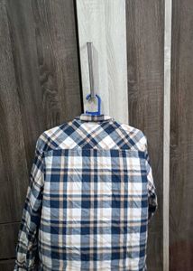 Unblue Plaid Flannel Button Down