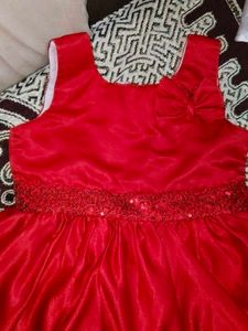 Red Sequin Party Dress