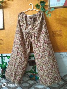 Floral Print Palazzo Pants