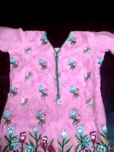 Floral Pink Kurta