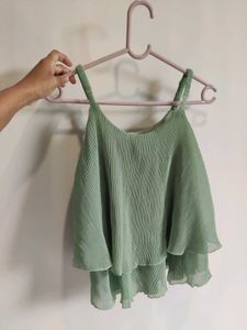 Sage Green Layered Tank Top