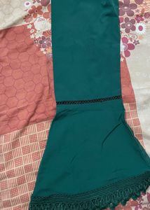 Green Button-Down Co-ord Set